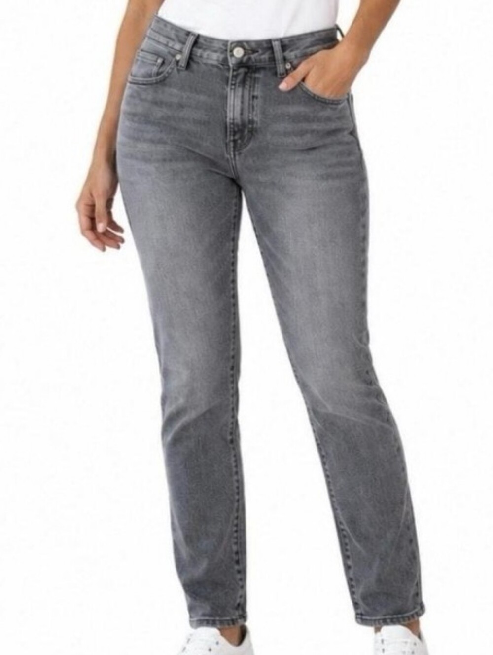 7 FOR ALL MANKIND Roxanne Grey Skinny Jeans Size 29